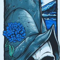 Eddie Vedder - 2014 Brandon Heart Poster Meco, PT Super Bock Super Rock