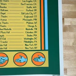 Gig Posters Deer Tick & Delta Spirit - 2021 Matt Cliff Poster Friend Ship Tour Print