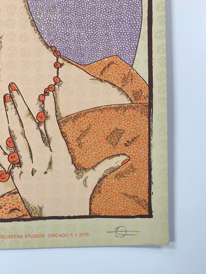 The Sonics - 2016 Fugscreens Studios Poster Brooklyn, NY Warsaw 7 The Sonics - 2016 Fugscreens Studios Poster Brooklyn, NY Warsaw