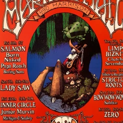 Dave Huckins MHP 44 March - 1998 Poster Maritime Hall San Fran 1st