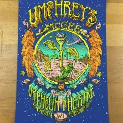 Umphrey's McGee - 2013 David Welker Poster Madison, WI Orpheum Theatre Gig Posters