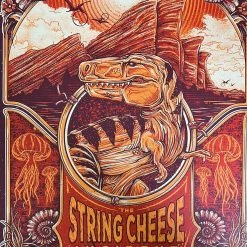 Half Hazzard Press String Cheese Incident - 2019 Half Hazard Poster Red Rocks Morrison, CO Colorado