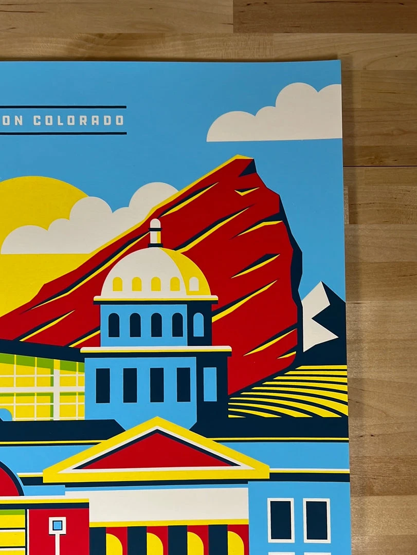 The Fillmore - 2021 Mike Tallman Poster Denver, CO 20th Anniversary Colorado 6 The Fillmore - 2021 Mike Tallman Poster Denver, CO 20th Anniversary Colorado