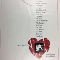 Sold Out Posters Movie/TV Posters Short Cuts - 1993 Cinema Poster, Movie Print, Original