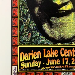 Gig Posters Poison - 2001 FGX Studio Poster Darien Center, NY