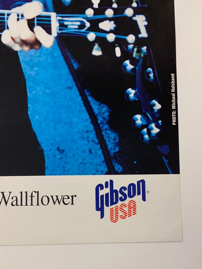 Michael Halsband The Wallflowers - Michael Ward Double Sided Poster Gibson Guitar USA 7 Michael Halsband The Wallflowers - Michael Ward Double Sided Poster Gibson Guitar USA