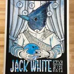Jack White - 2022 Jay Ryan Poster Cincinnati, OH Watercolor