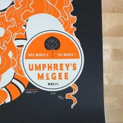 Umphrey's McGee - 2013 Scrojo Poster Belly Up Aspen, CO