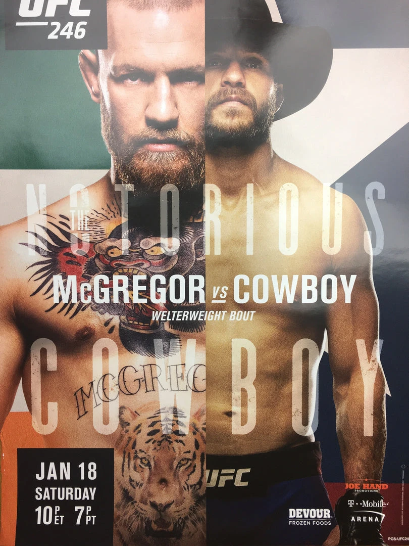 Sold Out Posters UFC 256 - 2020 Poster McGregor Vs Cowboy 3 Sold Out Posters UFC 256 - 2020 Poster McGregor Vs Cowboy