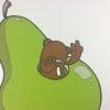 Pear Bear - 2008 Mike Budai Poster Art Print Art Prints