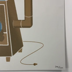 Yonder Mountain String Band - 2009 Justin Fuller Poster Boulder, CO Fox Theatre Colorado