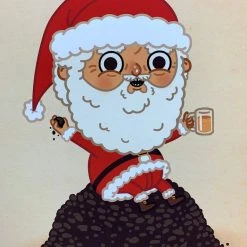 Coal For Everyone - 2013 Mike Mitchell Poster Santa Claus Art Prints