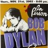 Bob Dylan - 2002 Geoff Gans Poster Wilkes Barre, PA 11/21