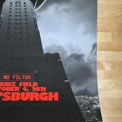 Sold Out Posters Gig Posters Rolling Stones - 2021 Poster Pittsburgh, PA No Filter Tour