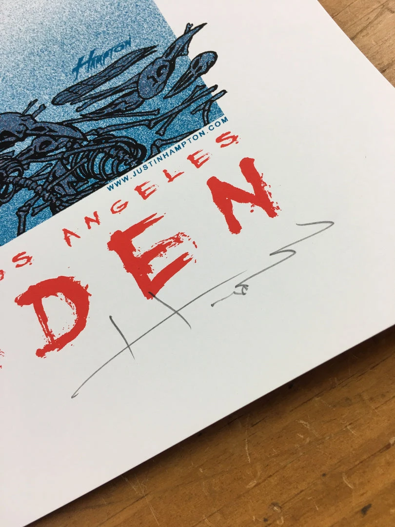 Soundgarden - 2013 Justin Hampton Poster Los Angeles Wiltern Theatre 5 Soundgarden - 2013 Justin Hampton Poster Los Angeles Wiltern Theatre