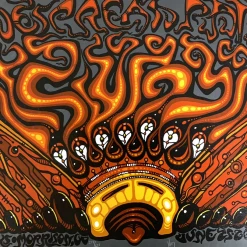 Widespread Panic - 2010 Jeff Wood Poster Red Rocks Morrison, CO Colorado