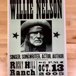 Willie Nelson - 2005 Franks Brothers Poster Smithville, Texas 10 Willie Nelson - 2005 Franks Brothers Poster Smithville, Texas
