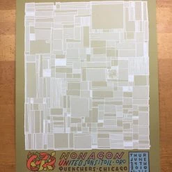 Nonagon - 2010 Jay Ryan Poster Chicago Quenchers Saloon Chicago, IL