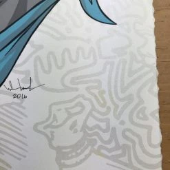 Fly Boy - 2016 Hebru Brantley ORIGINAL Painting Beyond Kirby Flyboy Original Artwork