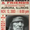Gig Posters Willie Nelson - 2003 Franks Brothers 11/12 Poster Aurora, IL