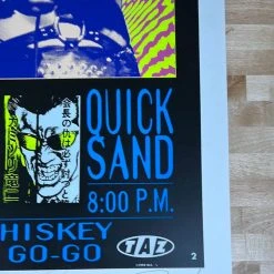 TAZ Helmet - 1992 T.A.Z. Poster Los Angeles, CA Whisky A Go-Go 1st Ed