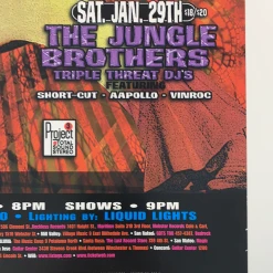 MHP 83 Maritime Hall - 2000 Poster August Ron Donovan Jay-Z San Fran 1st