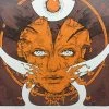 Pig Lady - 2008 John Dyer Baizley Poster Orange Art Prints