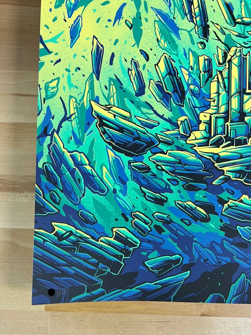 Grey Street - 2022 Dan Mumford Poster Dave Matthews Band (GREEN) Gig Posters 8 Grey Street - 2022 Dan Mumford Poster Dave Matthews Band (GREEN) Gig Posters