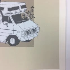 Van (Chicago Series) - 2013 Justin Santora Poster Art Print