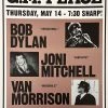 Gig Posters Bob Dylan - 1998 Geoff Gans Poster Vancouver, BC Van Morrison