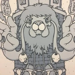 Gig Posters Tyvek - 2009 Mike Budai Poster Pittsburgh, PA Rickety House