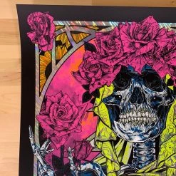 Grateful Dead - 2021 Rhys Cooper Poster Art Print Fluoro Foil
