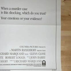 Sold Out Posters Jagged Edge - 1985 One Sheet Movie Poster Original Vintage 27x41