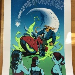 Queens Of The Stone Age - 2008 Justin Hampton Poster Edmonton AB, CAN Agricom Ha