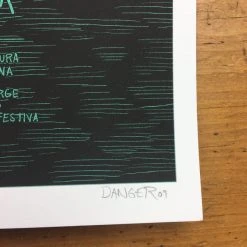 Andrew Bird - 2009 Daniel Danger Poster European Tour