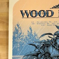 The Wood Brothers - 2017 Neal Williams Poster February Tour Gig Posters