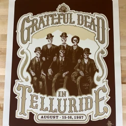 Grateful Dead - 1987/2007 Steve Johannsen Poster X/400 RP-3 Edition, CO 9 Grateful Dead - 1987/2007 Steve Johannsen Poster X/400 RP-3 Edition, CO