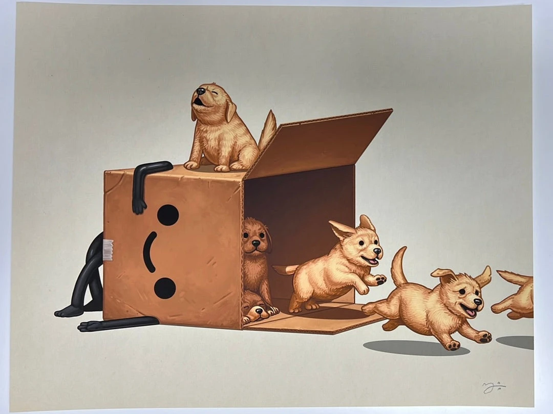 Boxo II (2) - 2019 Mike Mitchell Poster Print SOFA Con AP Art Prints 4 Boxo II (2) - 2019 Mike Mitchell Poster Print SOFA Con AP Art Prints