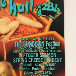 Carolyn Ferris Gig Posters MHP 50 Maritime Hall - 1998 Poster August Blink-182, SCI, Leftover Salmon San Fran 1st