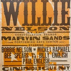 Gig Posters Willie Nelson - 2010 Hatch Show Print 7/29 Poster Canandaigua, New York