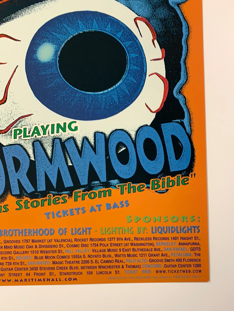 The Artworks Gig Posters MHP 64 The Residents - 1999 Poster Maritime Hall San Fran 1st 7 The Artworks Gig Posters MHP 64 The Residents - 1999 Poster Maritime Hall San Fran 1st