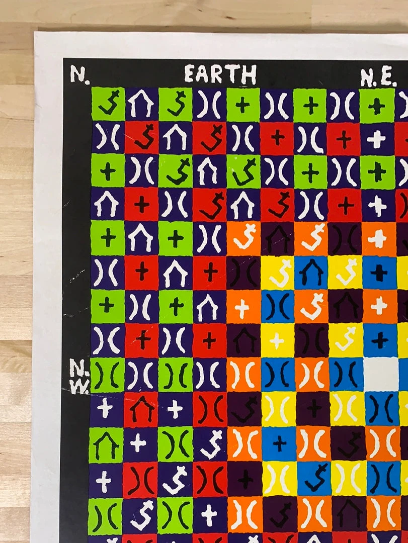 Alfred Jensen - 1973 Art Print Poster Original Vintage Art Prints 5 Alfred Jensen - 1973 Art Print Poster Original Vintage Art Prints