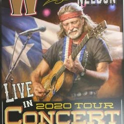 Sold Out Posters Willie Nelson - 2020 Tour Poster Franks Bros. Sales Austin, TX Gig Posters