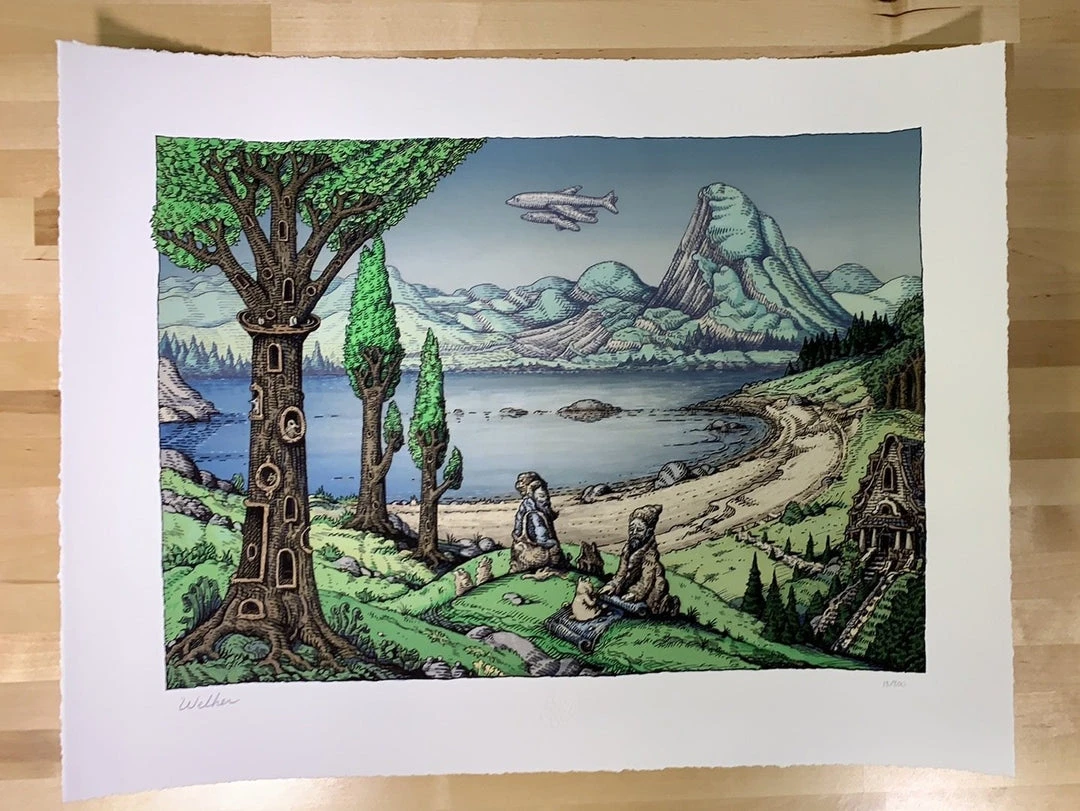 The Mountain Lake - 2021 David Welker Poster, Art Print 1st 4 The Mountain Lake - 2021 David Welker Poster, Art Print 1st