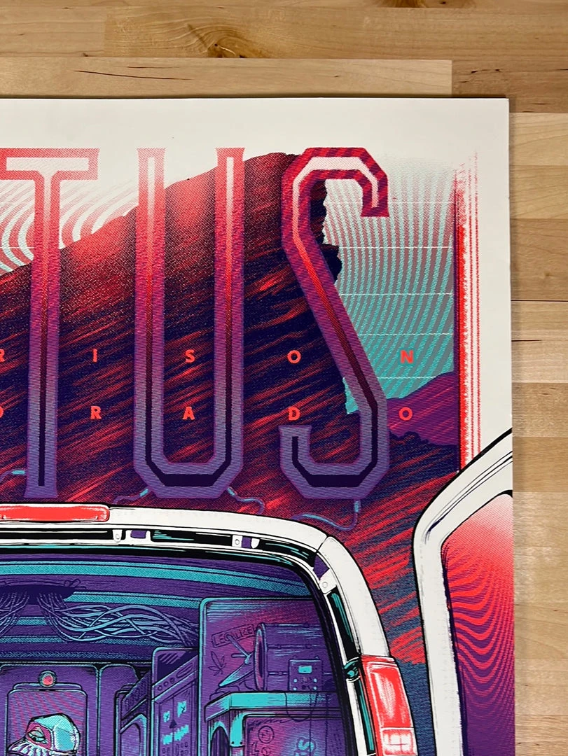 Half Hazzard Press Colorado Lotus - 2021 Half Hazard Poster Red Rocks, Morrison, CO 6 Half Hazzard Press Colorado Lotus - 2021 Half Hazard Poster Red Rocks, Morrison, CO