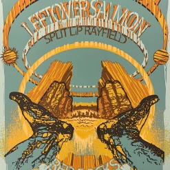 Sold Out Posters Colorado Yonder Mountain String Band - 2010 Poster Red Rocks Morrison, CO