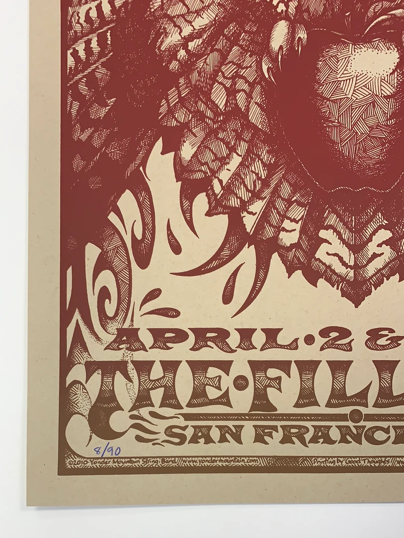 Yonder Mountain String Band - 2010 Michael Everett 1st Poster San Francisco, CA 8 Yonder Mountain String Band - 2010 Michael Everett 1st Poster San Francisco, CA