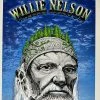 Willie Nelson - 2006 Emek Gan Poster Santa Cruz, CA Catalyst