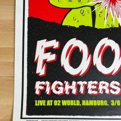Foo Fighters - 2015 Rosie Lea Poster Hamburg, Germany