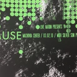 Muse - 2010 Todd Slater Poster Philadelphia, PA Wachovia Center Gig Posters